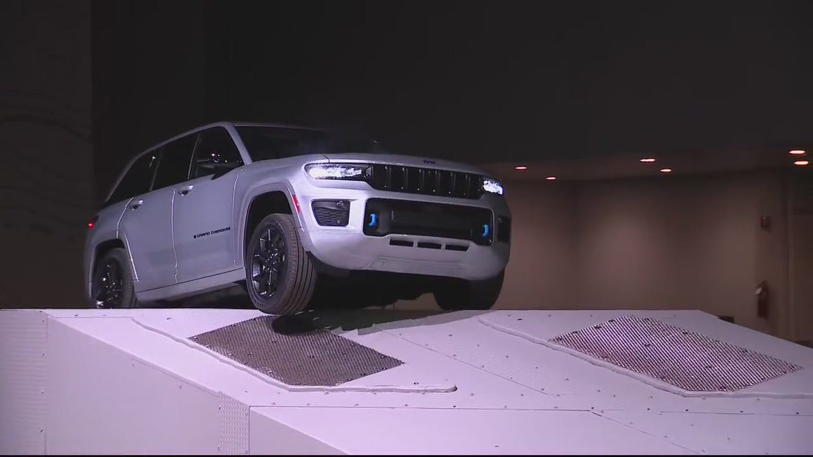 Jeep, Chevy put EV offerings on display at Detroit Auto Show